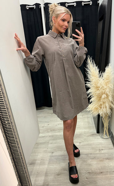 FRANSA Cory dress 2 - driftwood
