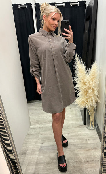 FRANSA Cory dress 2 - driftwood