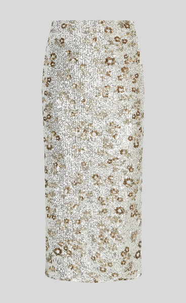 Magnolia HW skirt - silver/coco