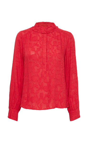 Petra blouse 1 - chili pepper