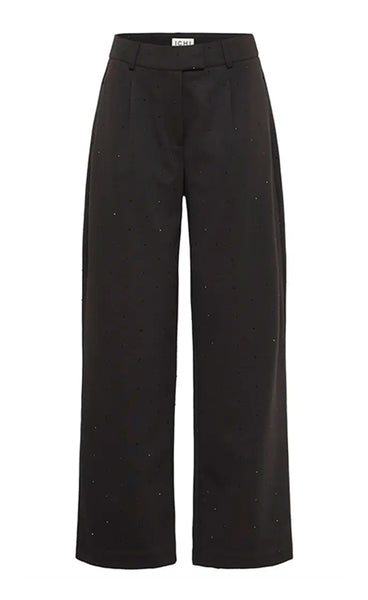Kate rhinestone pants - black