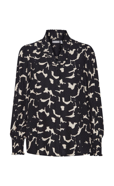 Nemmy blouse 2 - black mix