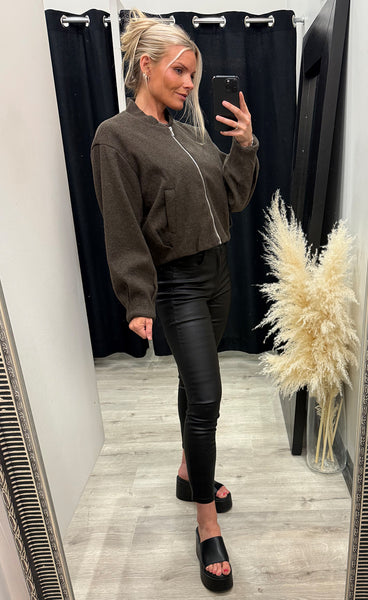 SP Gali jacket - dark chocolate melange