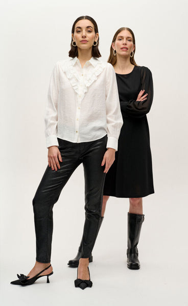 Tessa shimma pants - black