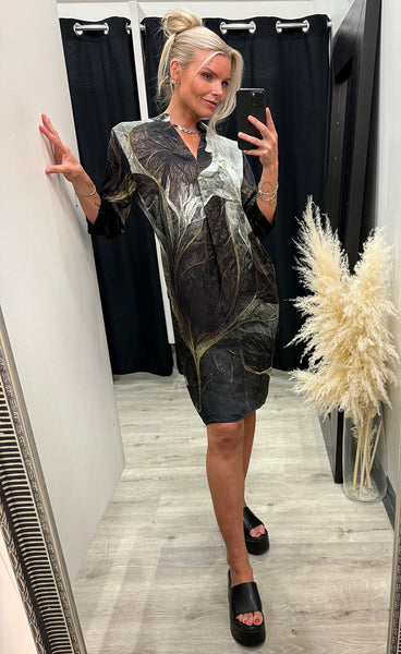 NÜ Cilje tunic dress - brown mix