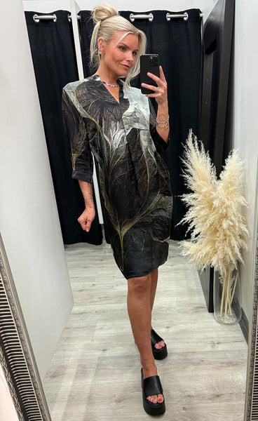 NÜ Cilje tunic dress - brown mix