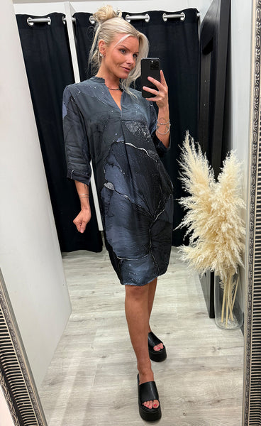 NÜ Cilje tunic dress - grey mix