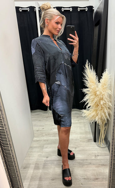 NÜ Cilje tunic dress - grey mix