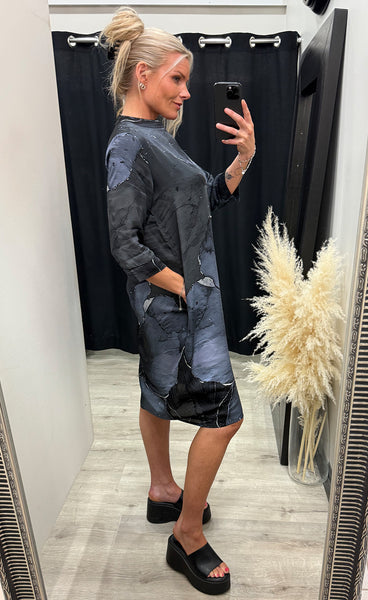 NÜ Cilje tunic dress - grey mix