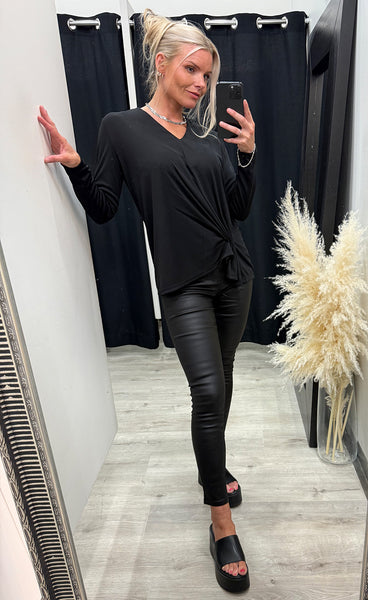 NÜ Ditte ronnie blouse - black