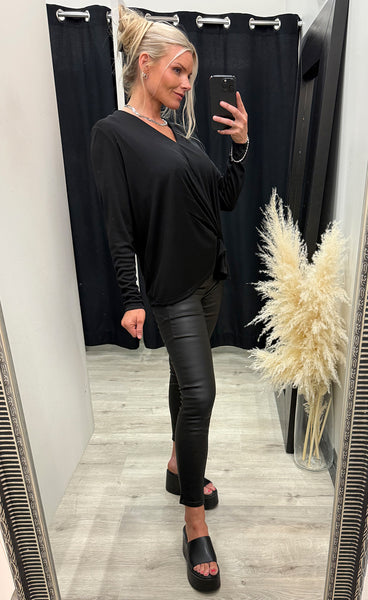 NÜ Ditte ronnie blouse - black