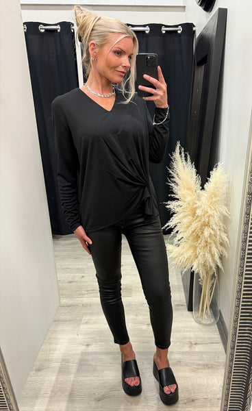 NÜ Ditte ronnie blouse - black
