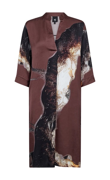 NÜ Cilje tunic dress - bordeaux mix