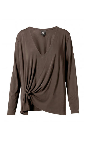 NÜ Ditte ronnie blouse - brown