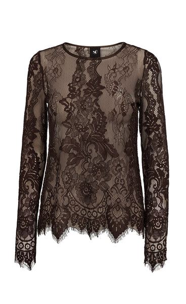 NÜ Charlotte top - brown