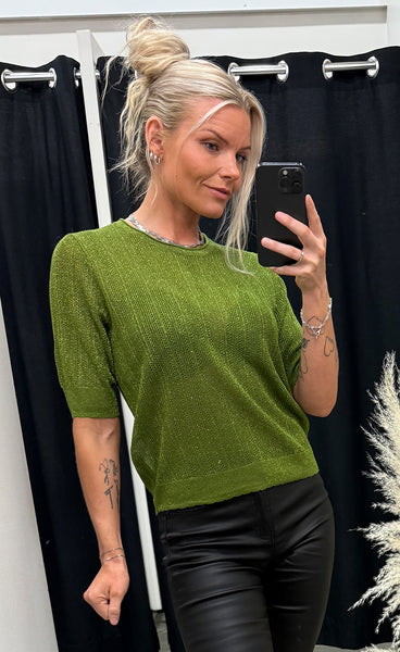 NÜMPH Numisla pullover - calla green