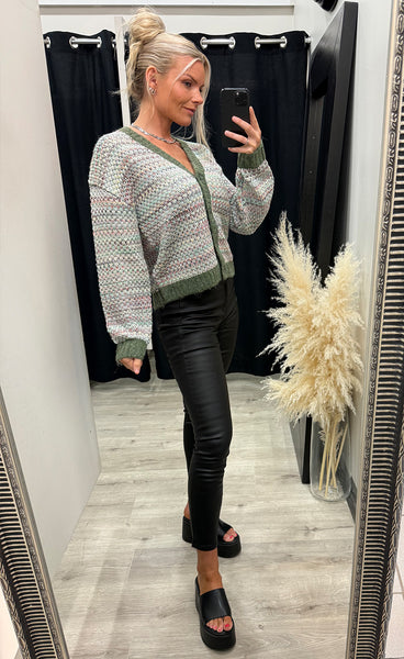NÜMPH Nusamia cardigan - forest night