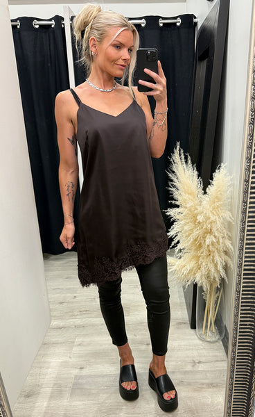 NÜMPH Nunadine dress - black coffee