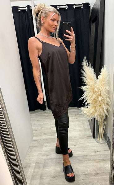 NÜMPH Nunadine dress - black coffee