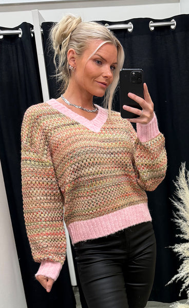 NÜMPH Nusamia pullover - rosy touch