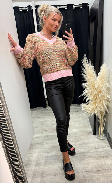 NÜMPH Nusamia pullover - rosy touch