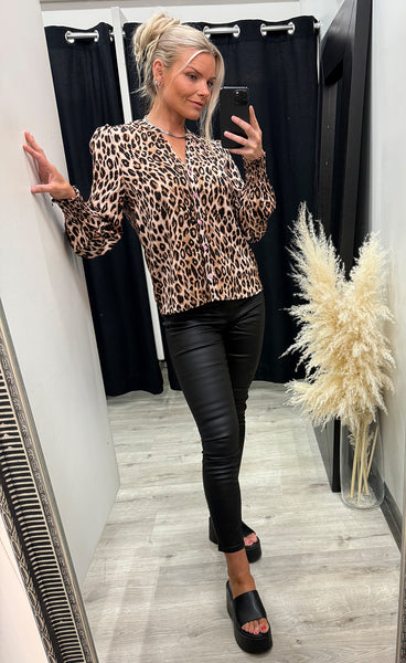 NÜMPH Nulorena shirt - tigers eye