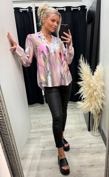 NÜMPH Nukamille blouse - gray morn