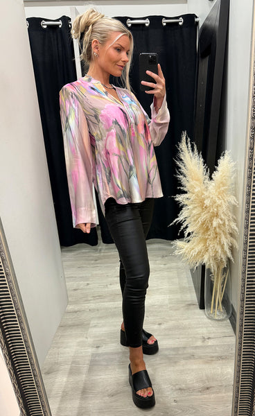 NÜMPH Nukamille blouse - gray morn
