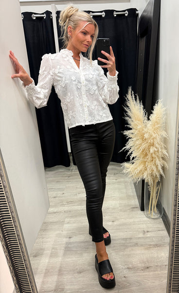 NÜMPH Nuelena shirt - bright white