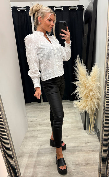 NÜMPH Nuelena shirt - bright white