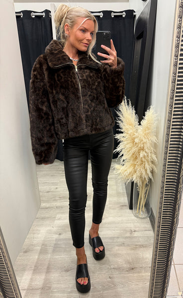 NÜMPH Nudemi jacket - black coffee