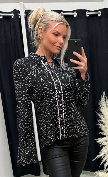 NÜMPH Nudotise shirt - caviar