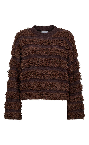 NÜMPH Nusheeba pullover - black coffee