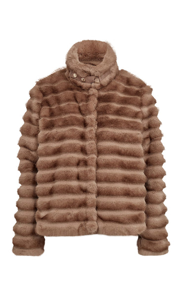 NÜMPH Nuvita jacket - silver mink