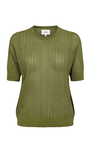 NÜMPH Numisla pullover - calla green