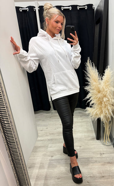 Paula hettupeysa - white