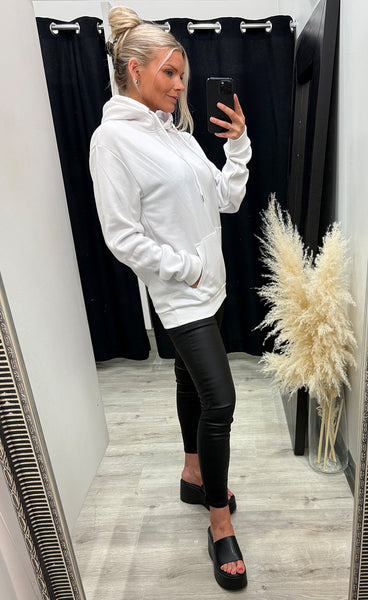 Paula hettupeysa - white