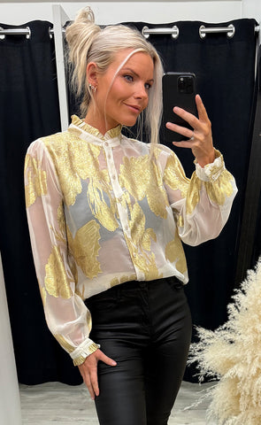 Juno shirt - gold/sand