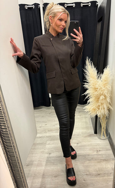 SP Viksa high blazer - mocca