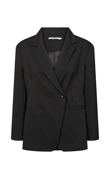 Nelly blazer - black glitter