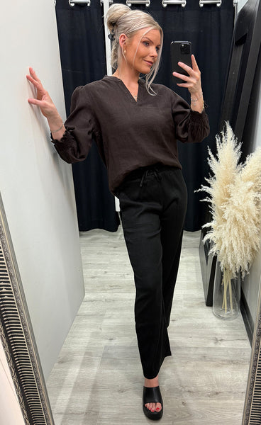 Luca blouse - espresso