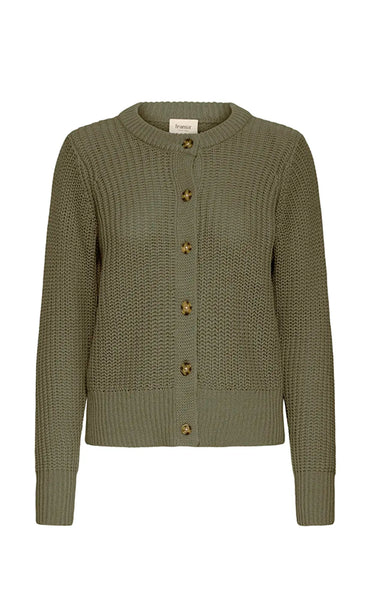 Kamia cardigan 2 - smokey olive