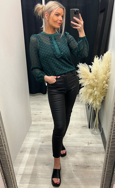 Ludmilla blouse 2 - ponderosa pine