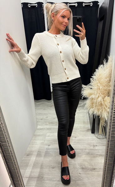 Kamia cardigan 2 - whisper white