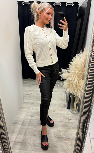 Kamia cardigan 2 - whisper white