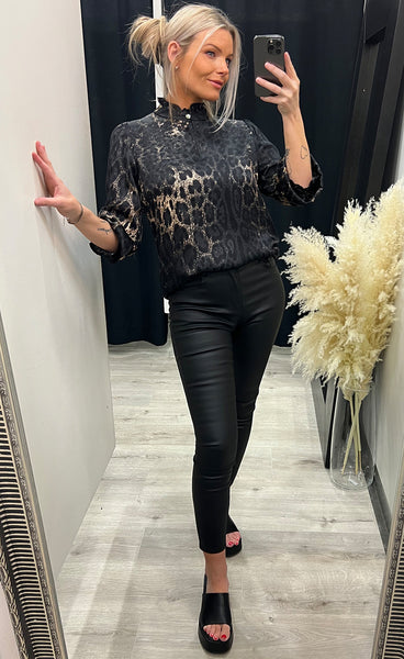 Dalani blouse - black mix