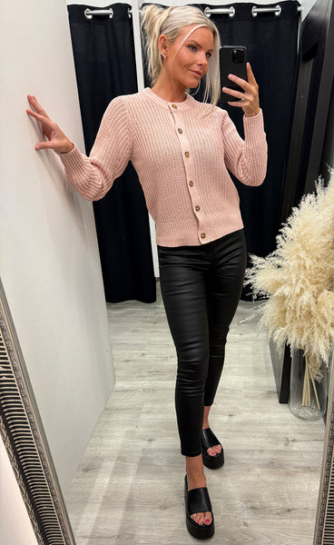 Kamia cardigan 2 - rose smoke