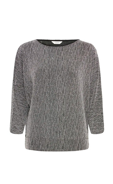 Shiloh bat blouse - silver
