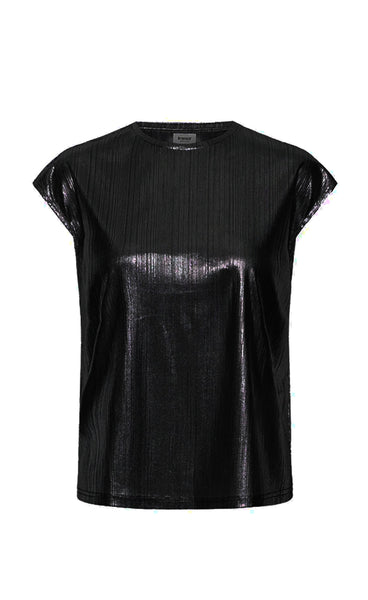 Talia tee 1 - black metallic
