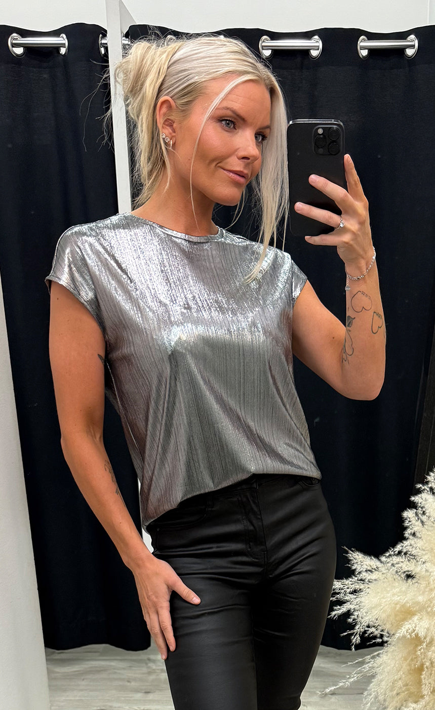 Talia tee 1 - silver metallic